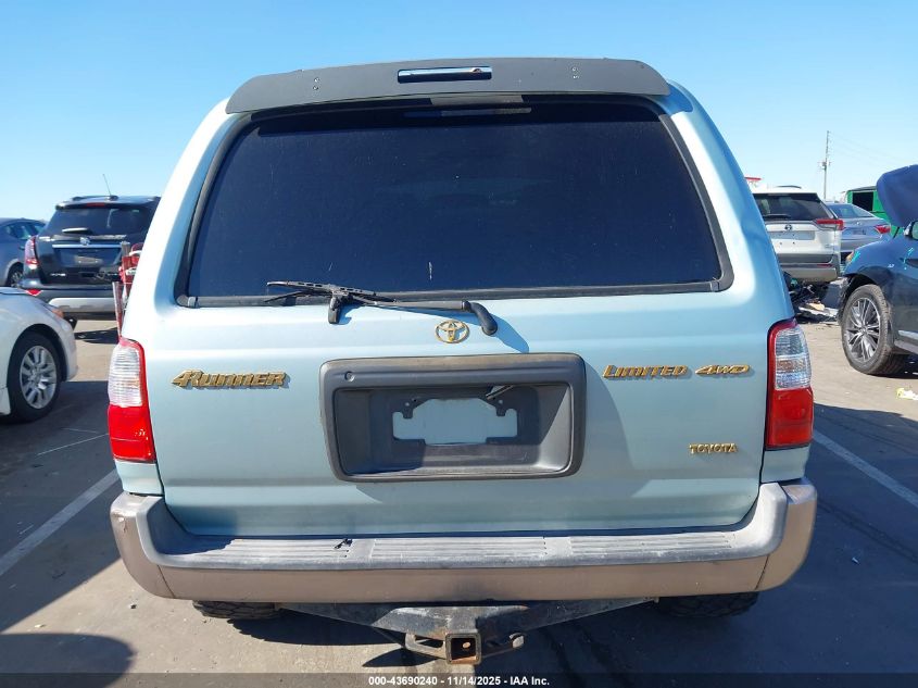 2001 Toyota 4Runner Limited V6 VIN: JT3HN87R210325200 Lot: 43690240