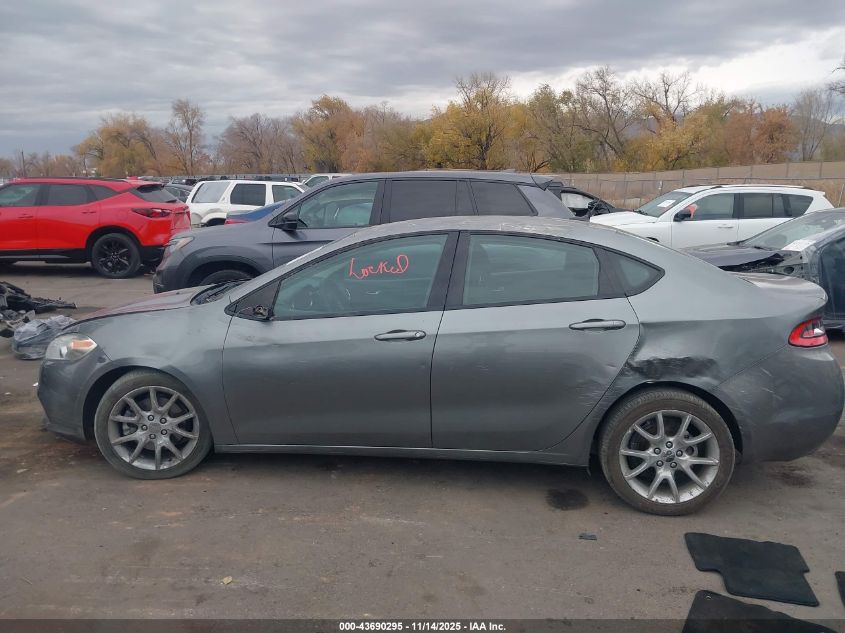 2013 Dodge Dart Sxt VIN: 1C3CDFBA0DD313000 Lot: 43690295