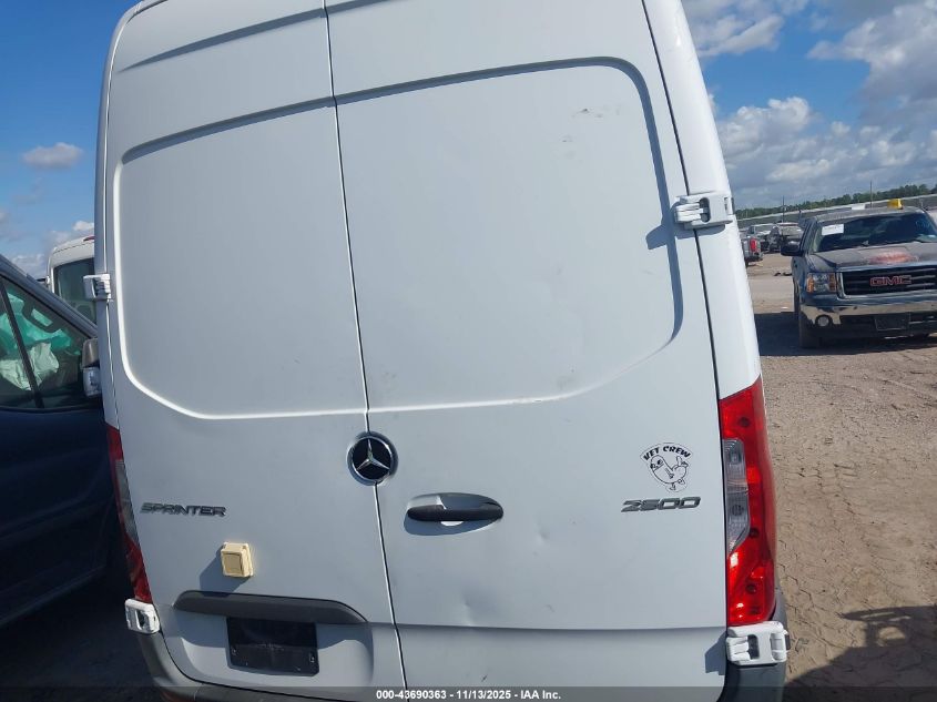 2019 Mercedes-Benz Sprinter 2500 High Roof V6 VIN: WD4PF1CD7KP155436 Lot: 43690363