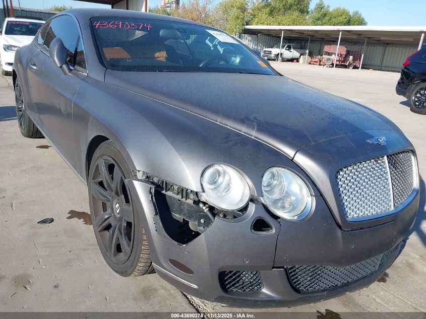 2010 Bentley Continental Gt VIN: SCBCR7ZA2AC065801 Lot: 43690374