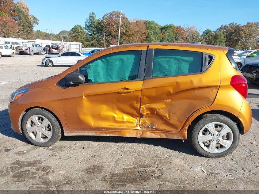 2020 Chevrolet Spark Fwd Ls Automatic VIN: KL8CB6SAXLC449035 Lot: 43690443