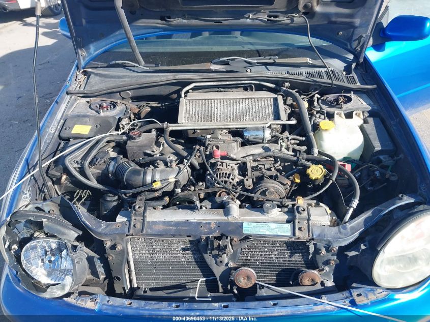 2003 Subaru Impreza Wrx VIN: JF1GD29683G503878 Lot: 43690453