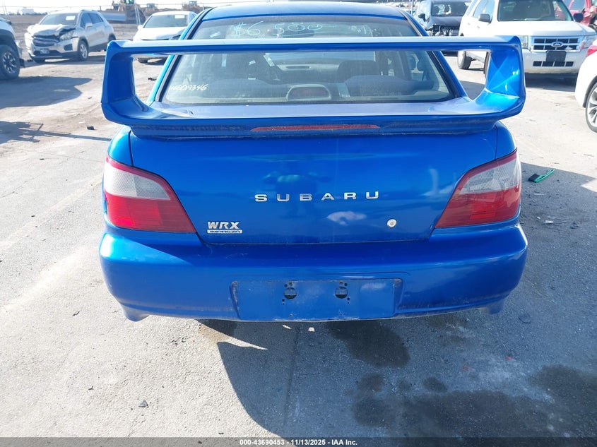 2003 Subaru Impreza Wrx VIN: JF1GD29683G503878 Lot: 43690453