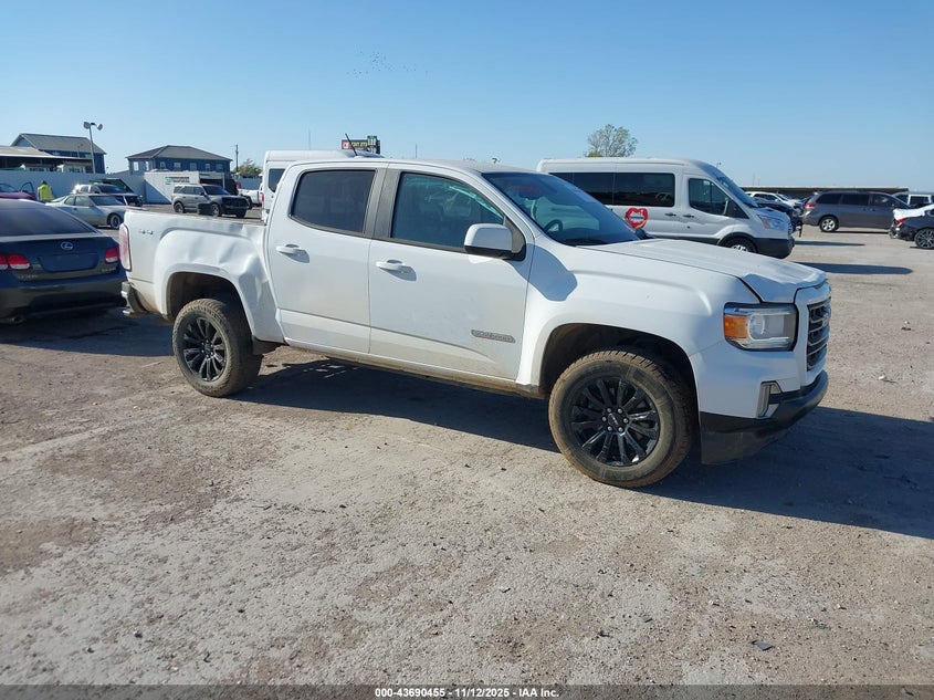 GMC CANYON 4WD SHORT BOX ELEVATION