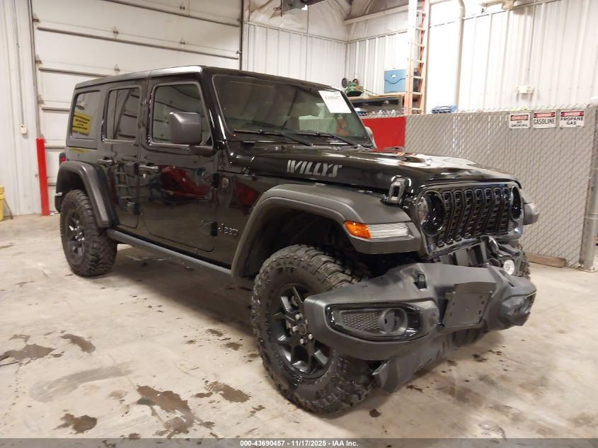 JEEP WRANGLER 4-DOOR WILLYS 4X4