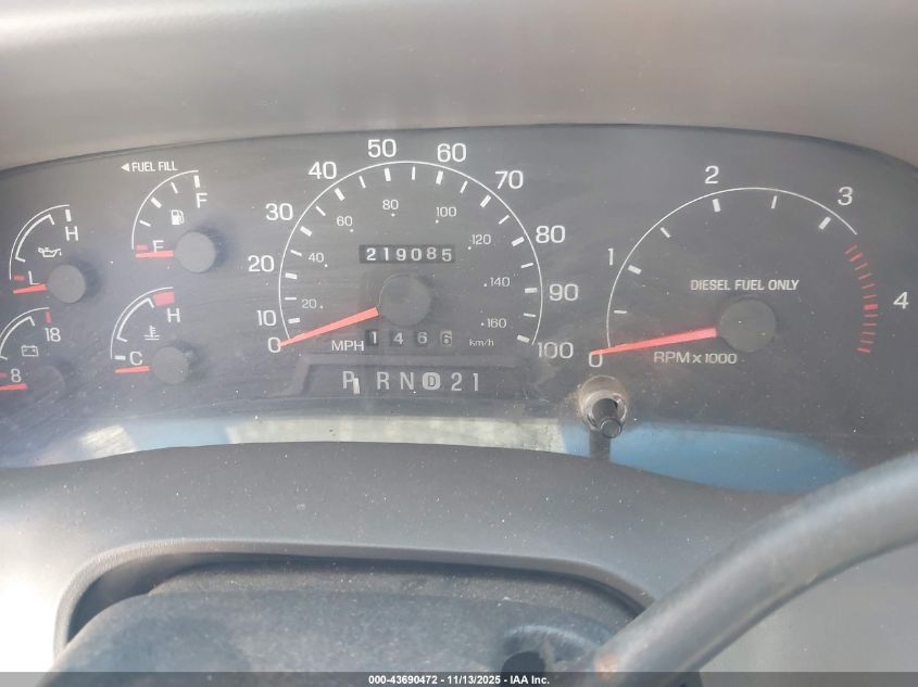 2001 Ford F-250 Lariat/Xl/Xlt VIN: 1FTNX20F01EB00282 Lot: 43690472