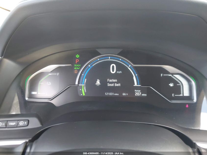 2018 Honda Clarity Plug-In Hybrid VIN: JHMZC5F11JC007128 Lot: 43690499