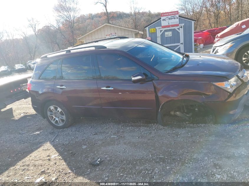2008 Acura Mdx Technology Package VIN: 2HNYD28648H548404 Lot: 43690511