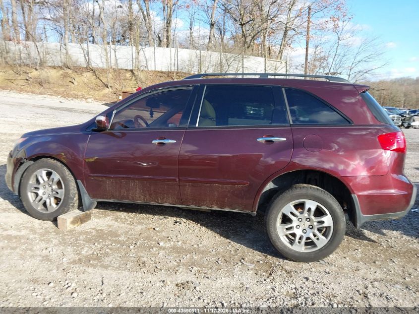 2008 Acura Mdx Technology Package VIN: 2HNYD28648H548404 Lot: 43690511