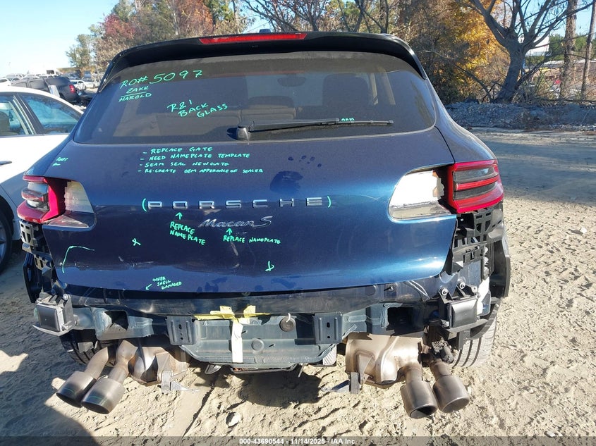 2016 PORSCHE MACAN S WP1AB2A55GLB53856