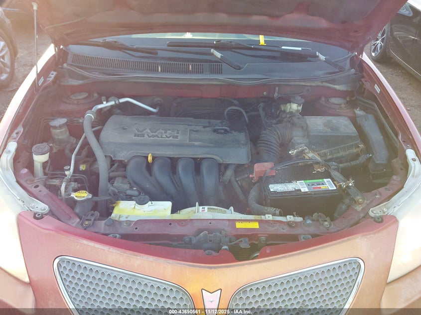 2007 Pontiac Vibe VIN: 5Y2SL65877Z428459 Lot: 43690561