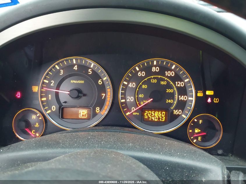 2008 Infiniti Fx35 VIN: JNRAS08U68X102847 Lot: 43690608