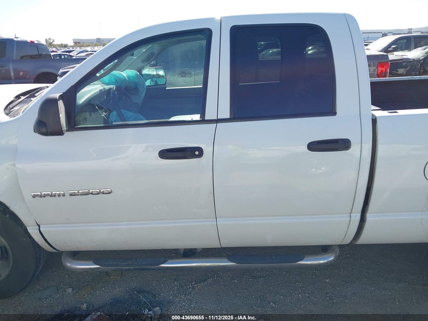 2003 Dodge Ram 2500 Slt/Laramie/St VIN: 3D3KA28C23G781840 Lot: 43690655