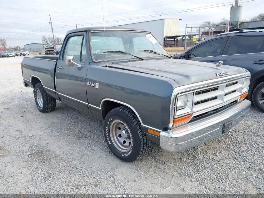 1987 Dodge D-Series D100