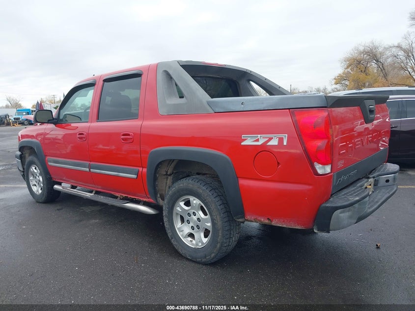 2006 Chevrolet Avalanche 1500 Z71 VIN: 3GNEK12Z36G117973 Lot: 43690788