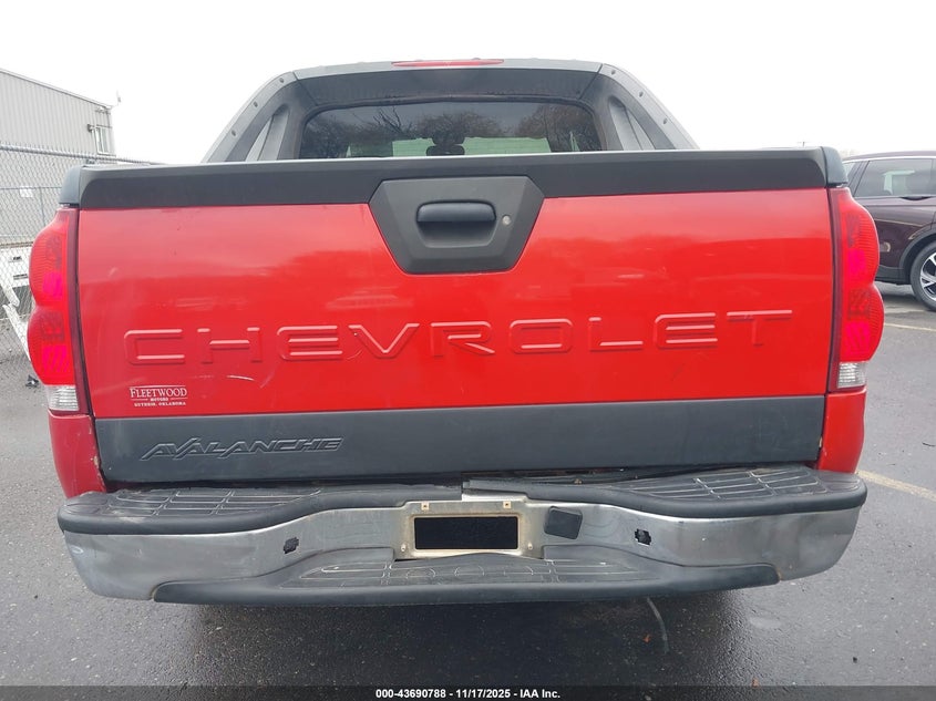 2006 Chevrolet Avalanche 1500 Z71 VIN: 3GNEK12Z36G117973 Lot: 43690788