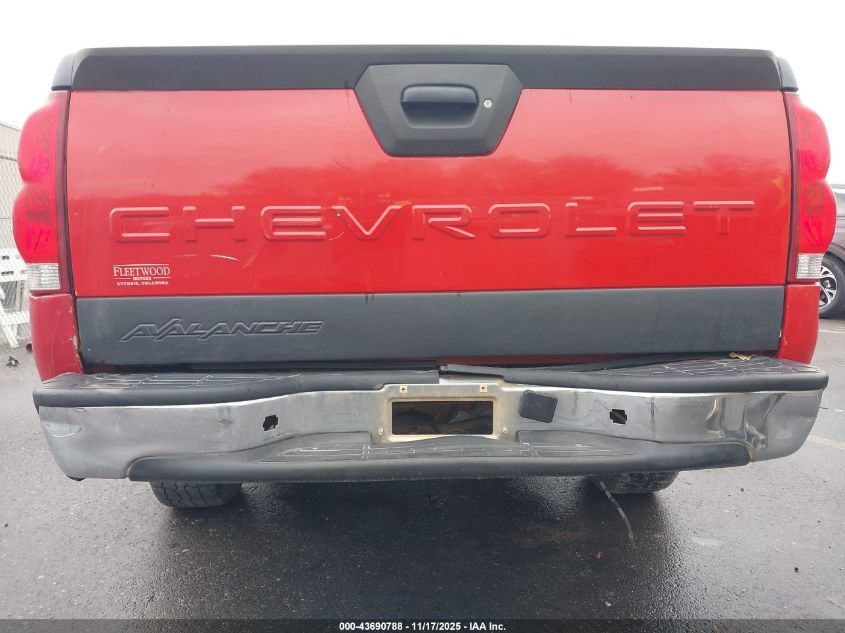 2006 Chevrolet Avalanche 1500 Z71 VIN: 3GNEK12Z36G117973 Lot: 43690788