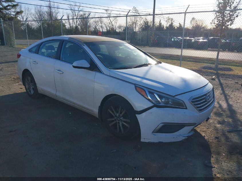 2016 HYUNDAI SONATA SE - 5NPE24AF9GH379331