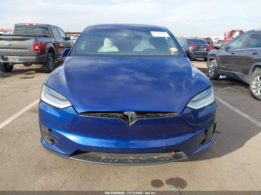 2020 Tesla Model X Performance Dual Motor All-Wheel Drive VIN: 5YJXCBE41LF261978 Lot: 43690850
