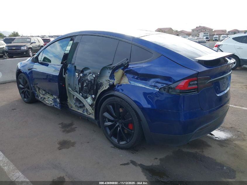 2020 Tesla Model X Performance Dual Motor All-Wheel Drive VIN: 5YJXCBE41LF261978 Lot: 43690850