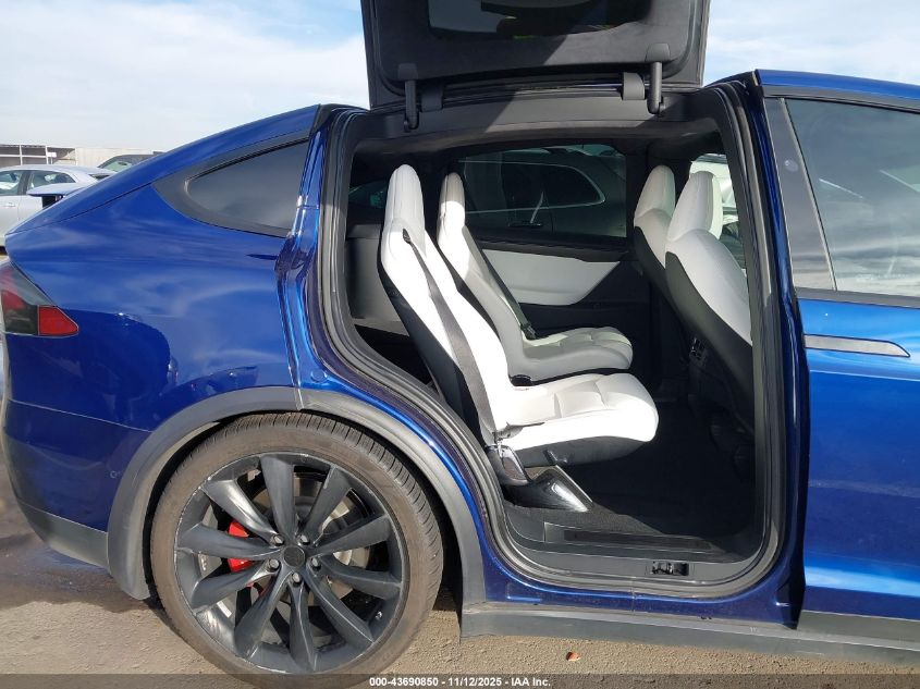 2020 Tesla Model X Performance Dual Motor All-Wheel Drive VIN: 5YJXCBE41LF261978 Lot: 43690850