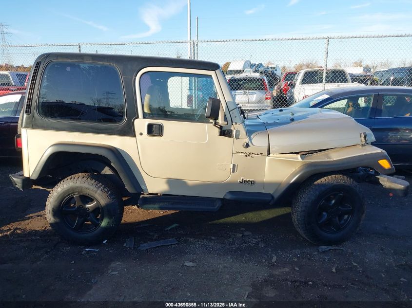 2001 Jeep Wrangler Sport VIN: 1J4FA49S31P300427 Lot: 43690855