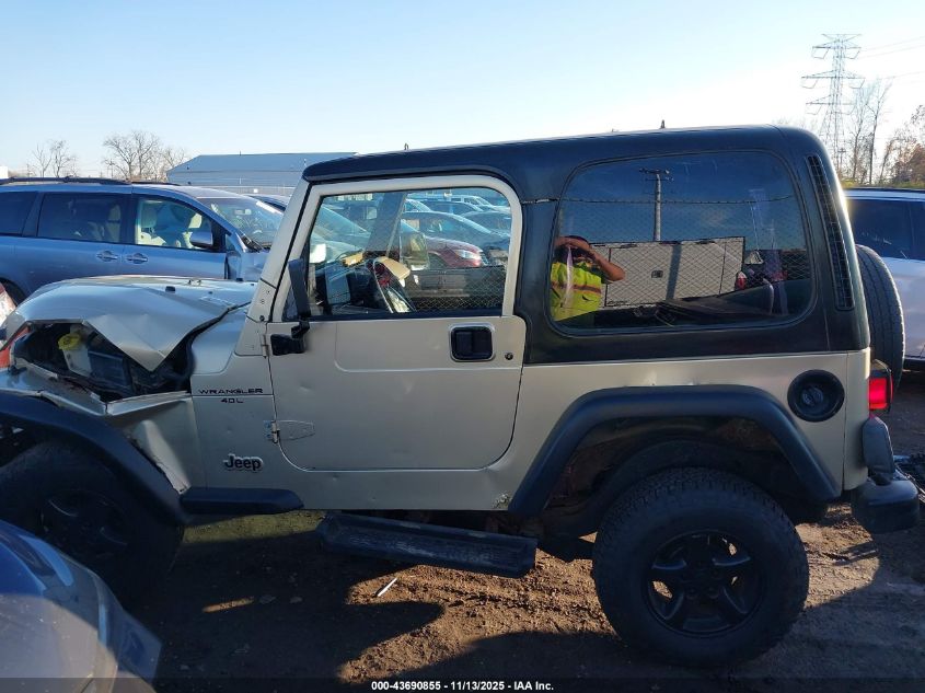 2001 Jeep Wrangler Sport VIN: 1J4FA49S31P300427 Lot: 43690855