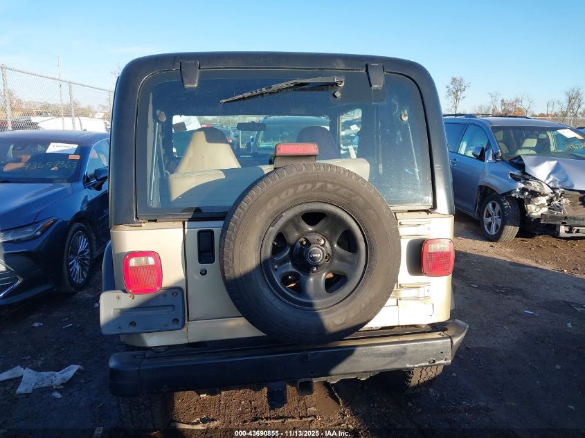 2001 Jeep Wrangler Sport VIN: 1J4FA49S31P300427 Lot: 43690855
