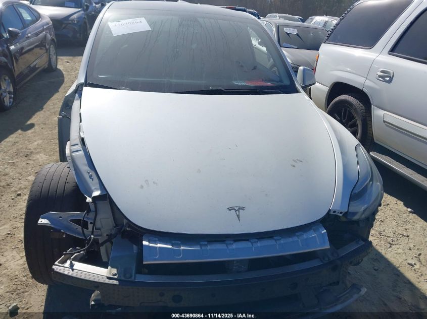 2021 Tesla Model Y Long Range Dual Motor All-Wheel Drive VIN: 5YJYGDEE7MF065090 Lot: 43690864