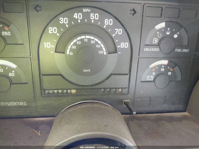 1991 Chevrolet Gmt-400 K1500 VIN: 1GCDK14KXME109748 Lot: 43690868