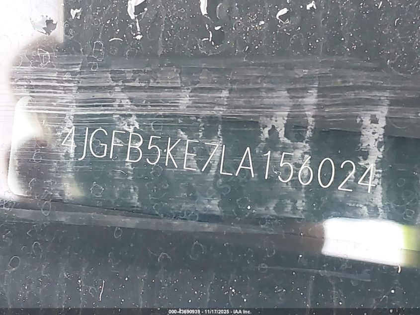 2020 Mercedes-Benz Gle 450 4Matic VIN: 4JGFB5KE7LA156024 Lot: 43690939