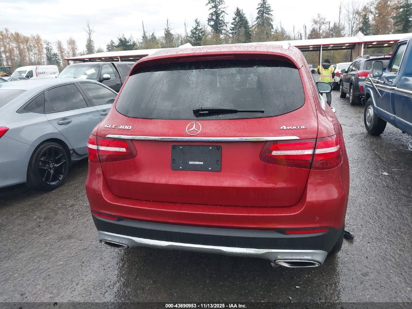 2018 Mercedes-Benz Glc 300 4Matic VIN: WDC0G4KB8JV107720 Lot: 43690953