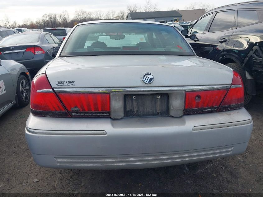 2002 Mercury Grand Marquis Ls VIN: 2MEFM75W82X664067 Lot: 43690956