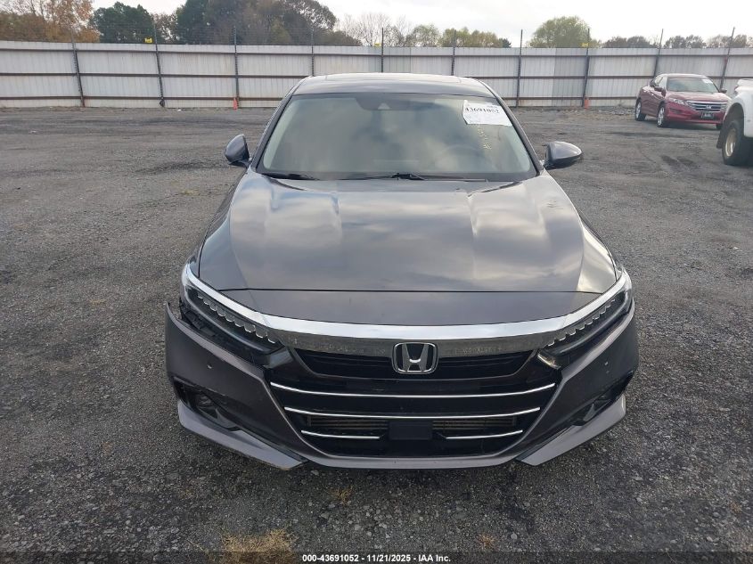 2022 Honda Accord Ex-L VIN: 1HGCV1F51NA029601 Lot: 43691052