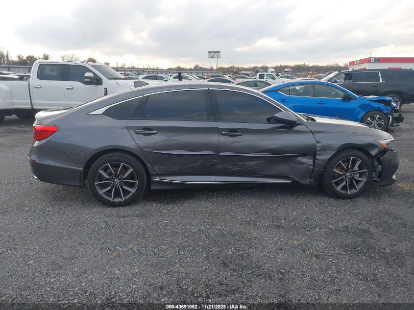 2022 Honda Accord Ex-L VIN: 1HGCV1F51NA029601 Lot: 43691052