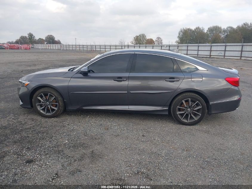 2022 Honda Accord Ex-L VIN: 1HGCV1F51NA029601 Lot: 43691052
