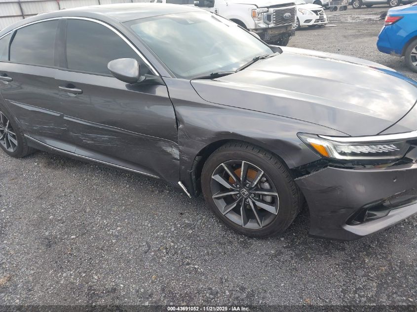 2022 Honda Accord Ex-L VIN: 1HGCV1F51NA029601 Lot: 43691052