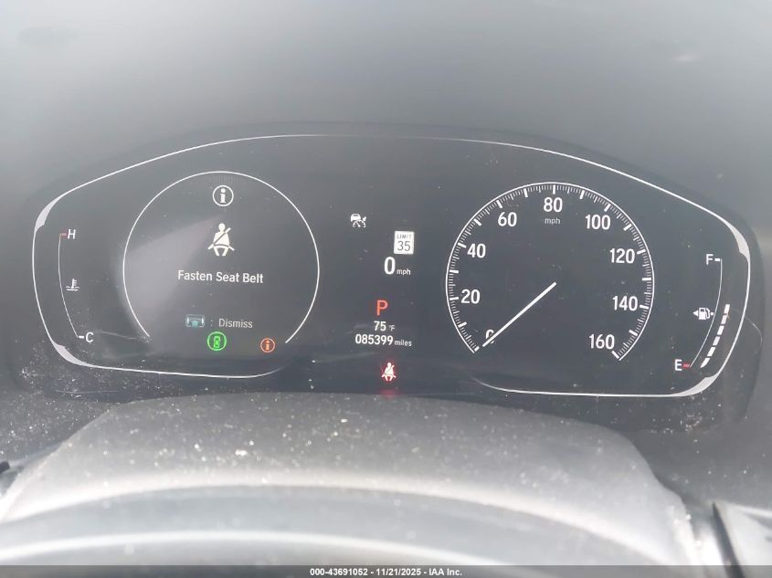 2022 Honda Accord Ex-L VIN: 1HGCV1F51NA029601 Lot: 43691052