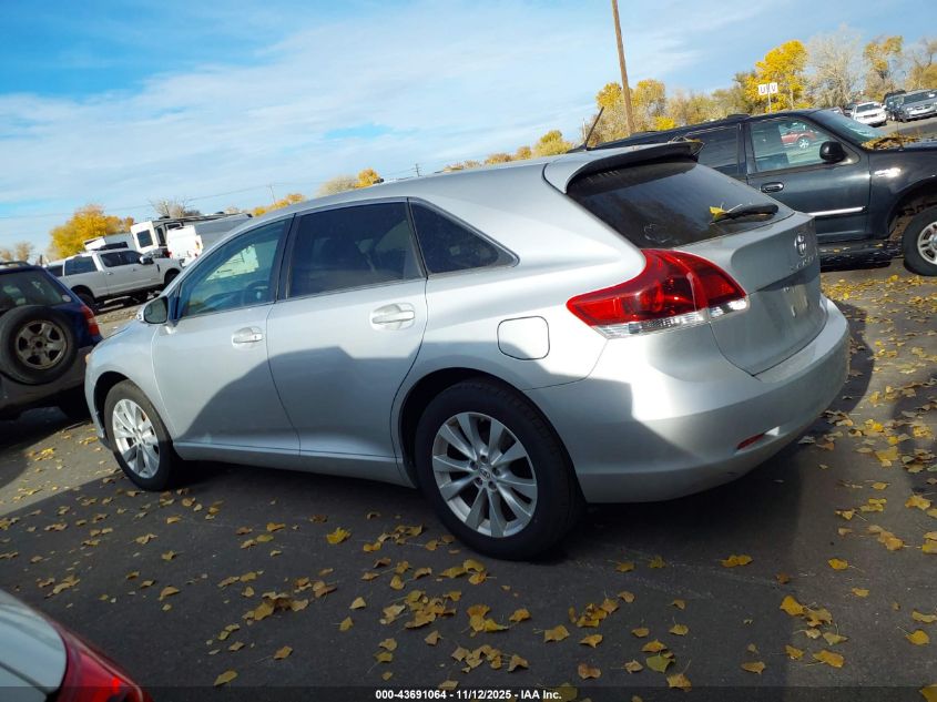 2013 TOYOTA VENZA LE 4T3ZA3BB0DU071544
