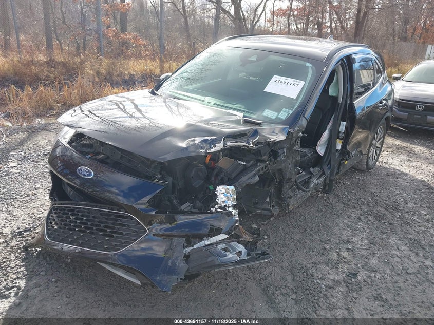 2021 Ford Escape Titanium Hybrid VIN: 1FMCU9DZ1MUA81860 Lot: 43691157