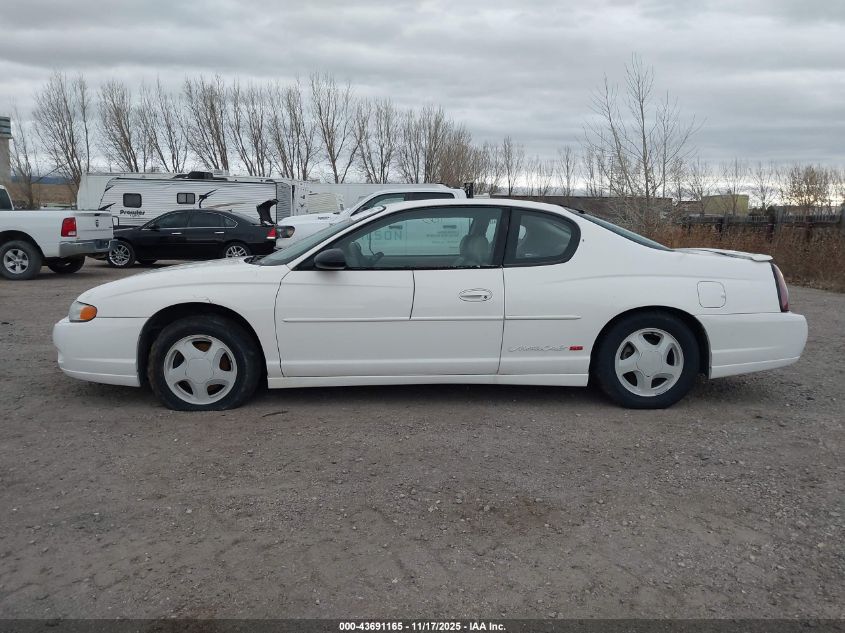 2002 Chevrolet Monte Carlo Ss VIN: 2G1WX15K029281109 Lot: 43691165