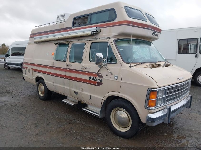 1984 Dodge Ram Van B350