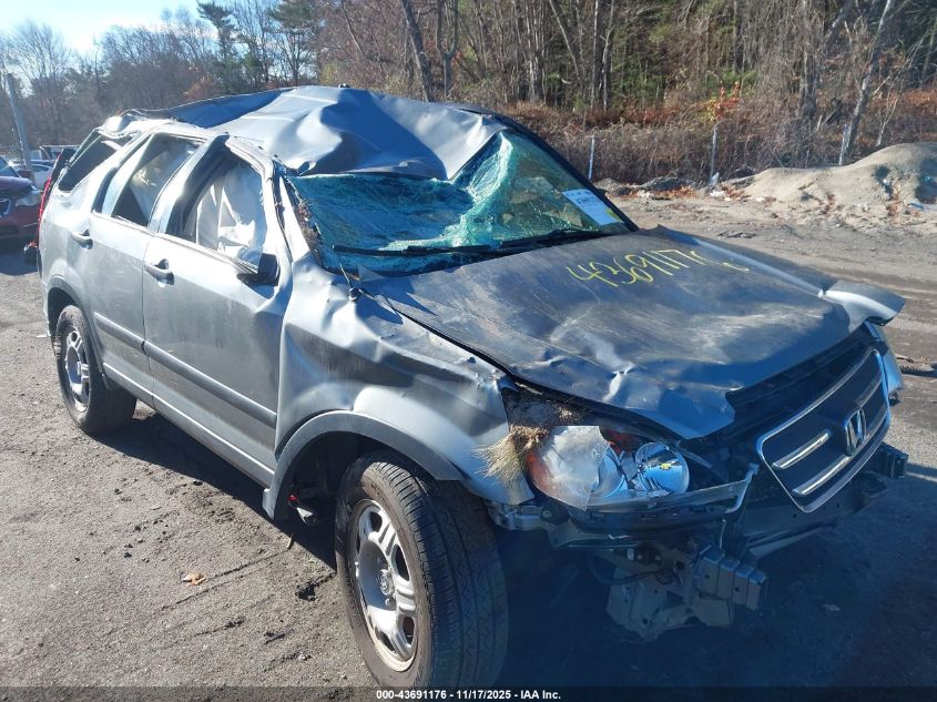 2006 Honda Cr-V Lx VIN: SHSRD78586U426137 Lot: 43691176