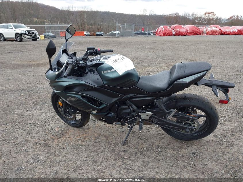 2025 Kawasaki Ex650 P VIN: ML5EXEP11SDAE6664 Lot: 43691185