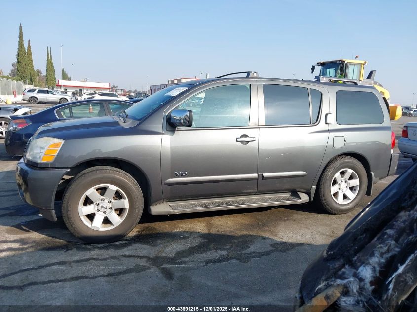 2006 Nissan Armada Le VIN: 5N1AA08A76N721275 Lot: 43691215