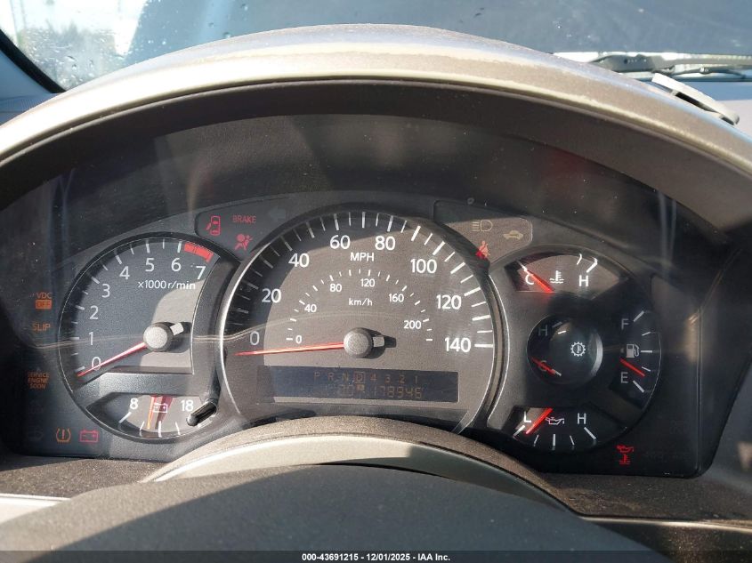 2006 Nissan Armada Le VIN: 5N1AA08A76N721275 Lot: 43691215