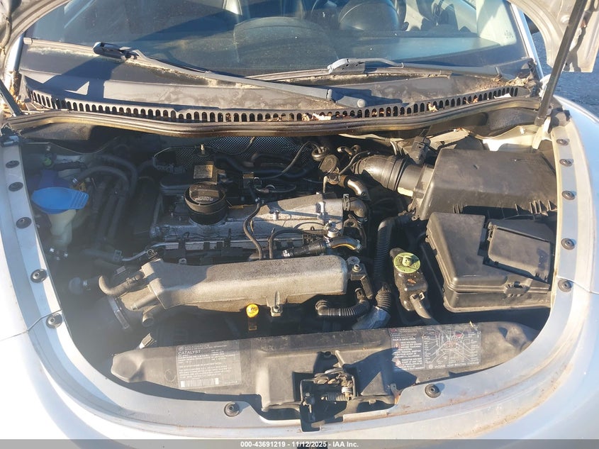 2001 Volkswagen New Beetle Glx VIN: 3VWDC21C61M428325 Lot: 43691219