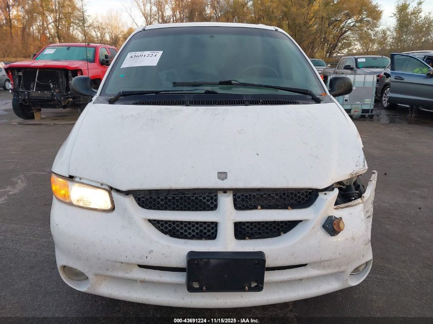 1999 Dodge Caravan Se VIN: 1B4GP45G3XB913824 Lot: 43691224