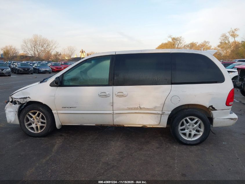 1999 Dodge Caravan Se VIN: 1B4GP45G3XB913824 Lot: 43691224