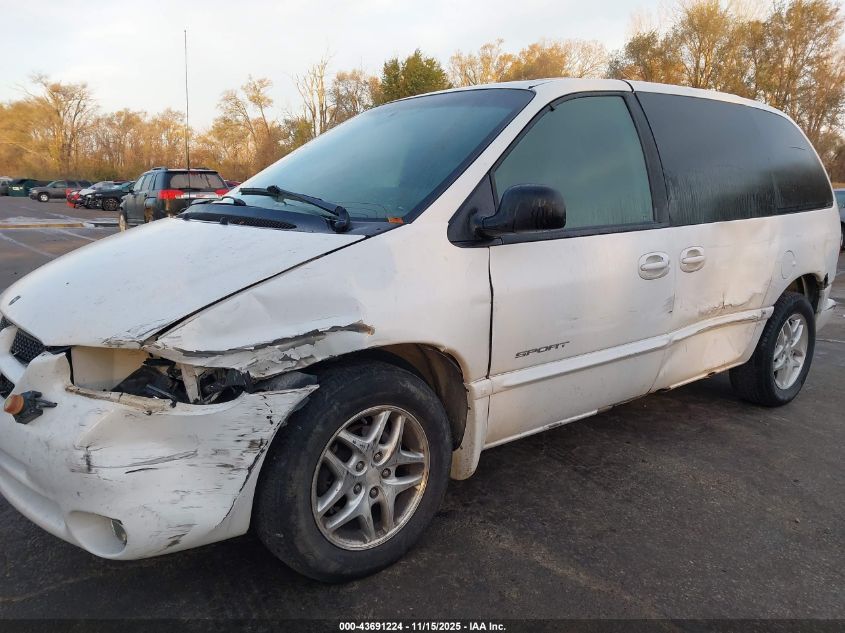 1999 Dodge Caravan Se VIN: 1B4GP45G3XB913824 Lot: 43691224